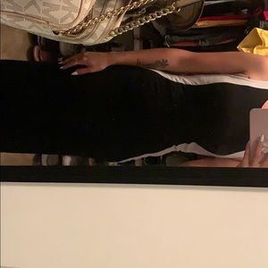 Black and white dress